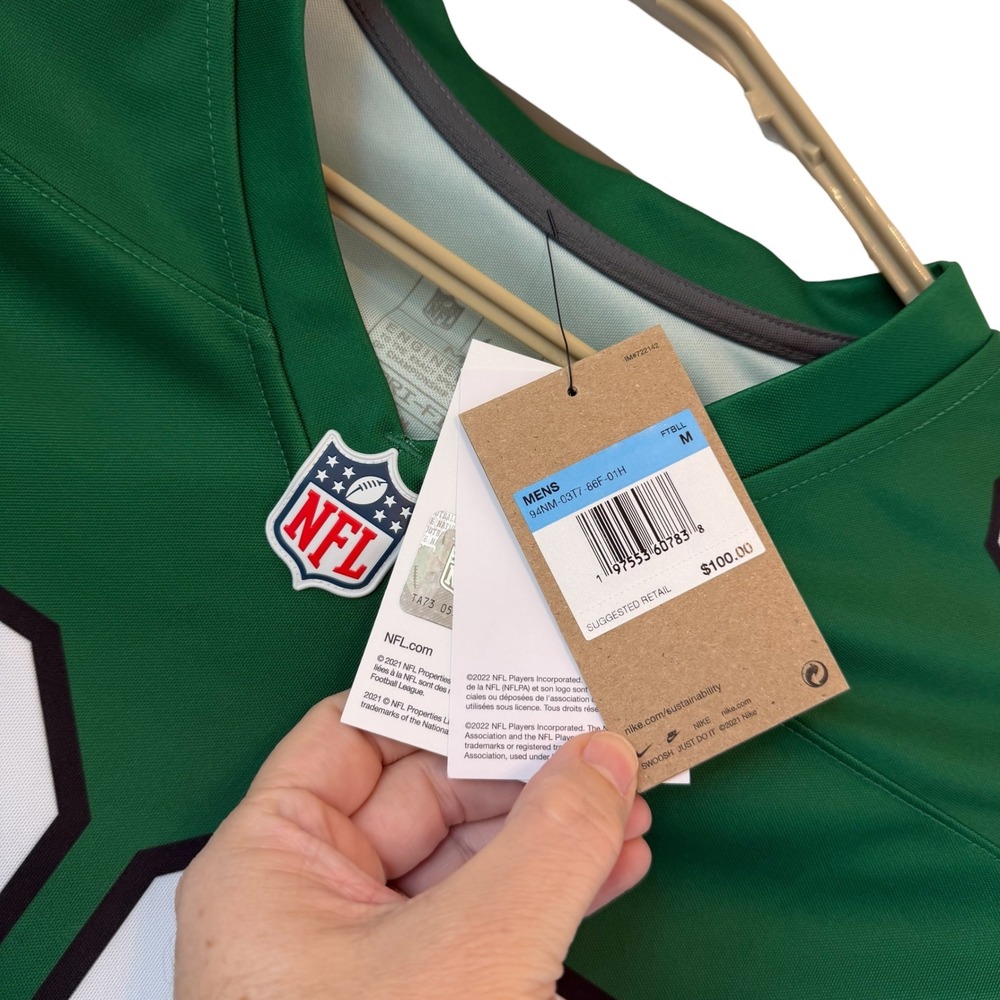 Nike Jalen Carter Philadelphia Eagles Jersey‎ Medium Green NFL 98 NEW 94NM-86F - Picture 3 of 14